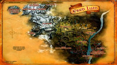 Carte de l'Ered Luin