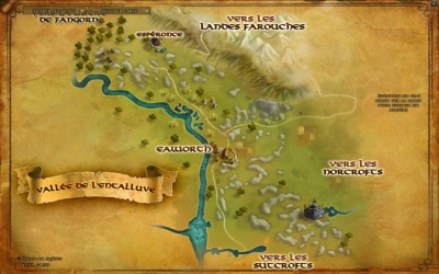 Carte de la Vallée de l'Entalluve